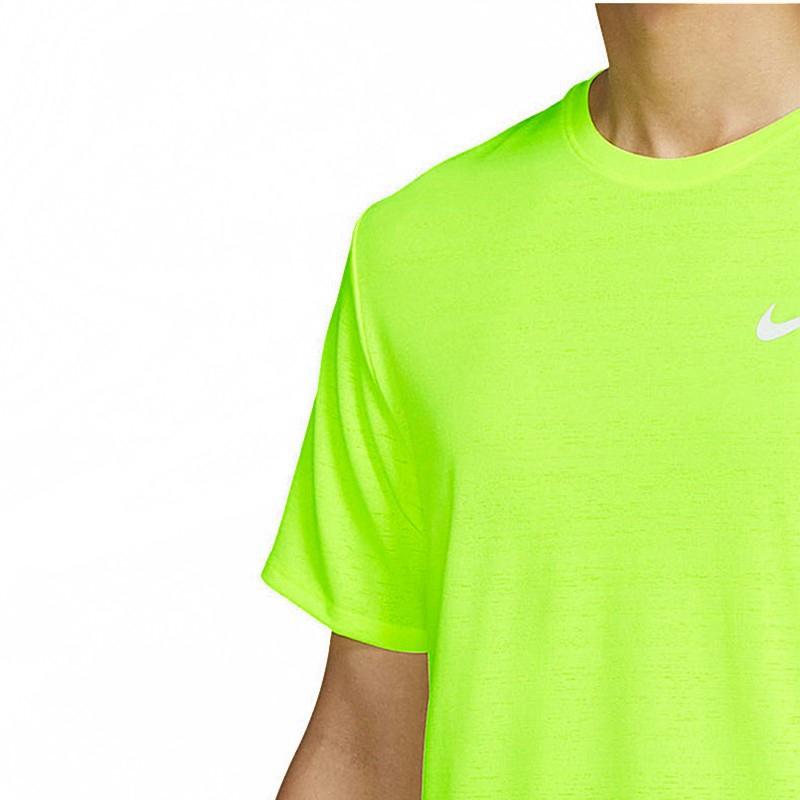 Nike Running T Shirt Men's Neon Green CU5993-702