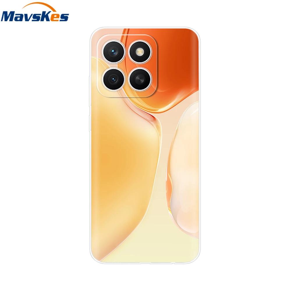 Чехол для Honor X8c HonorX8C 2025 Новая Мода Мультяшная Задняя Крышка Мягкий ТПУ Прозрачные Чехлы для Телефона Для Honor X8c Fundas Сумки Защитные