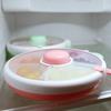 5 Compartments Rotating Snack Container Portable Snack Storage Box Divided Snack Box  Kids Snack