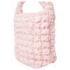 COS Solid Color Fashion Versatile Polyester Cloud Bag Tote Mini Women bags Pink 1267916002