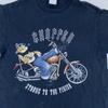 Винтажная футболка Popeye Chopper Strong to the Finish Размер Medium Мотоциклист 90-е