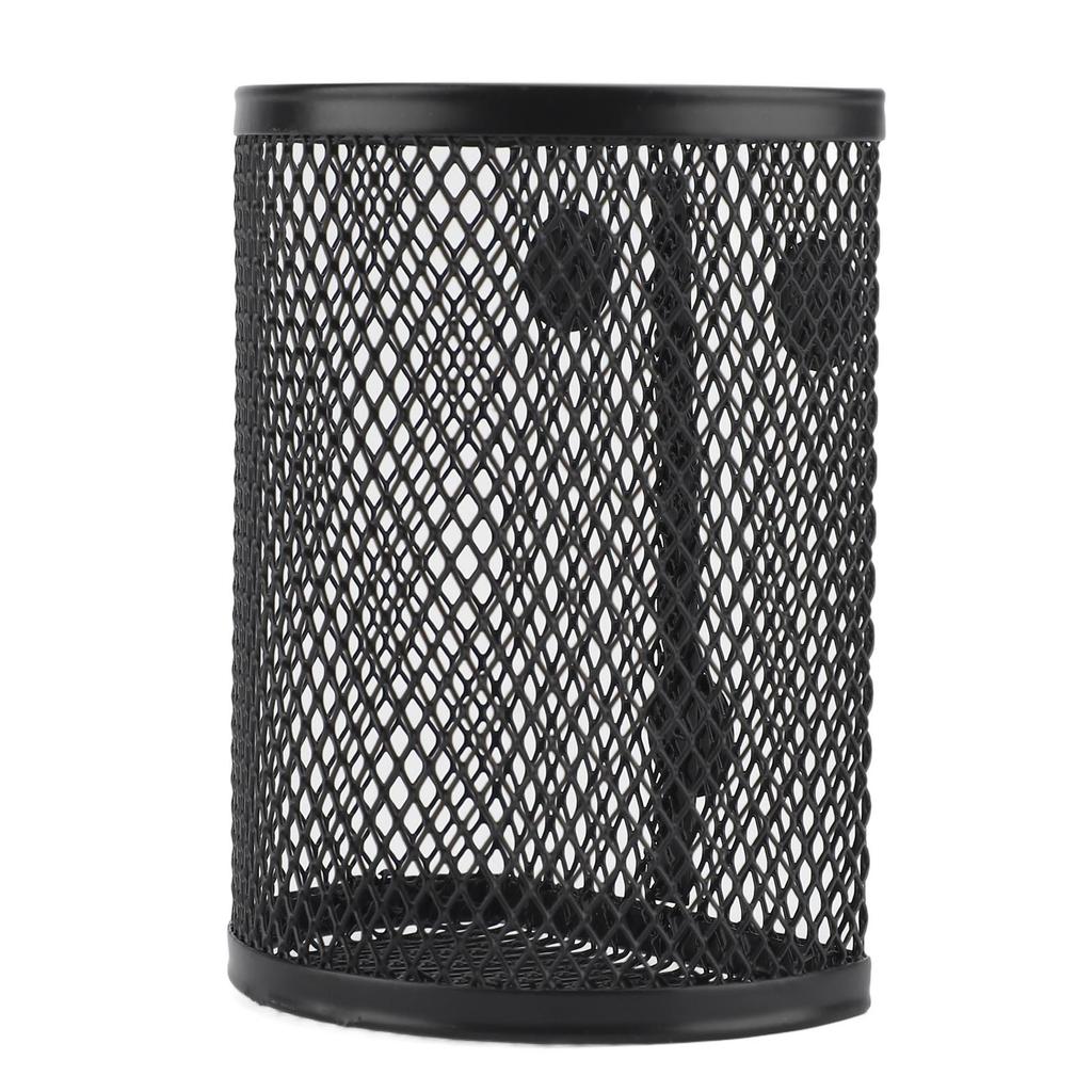 Magnetic Pen Holder Mesh Metal Pencil Marker Basket Desk Organizer for Locker Fridge Whiteboard File Cabinet