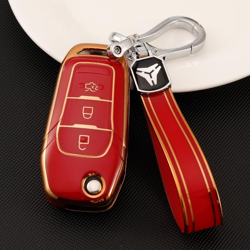 Для Ford Focus 2 MK2 новый чехол для автомобильного ключа Ranger C-Max S-Max Galaxy Mondeo Transit Tourneo Falcon Territory Ecosport