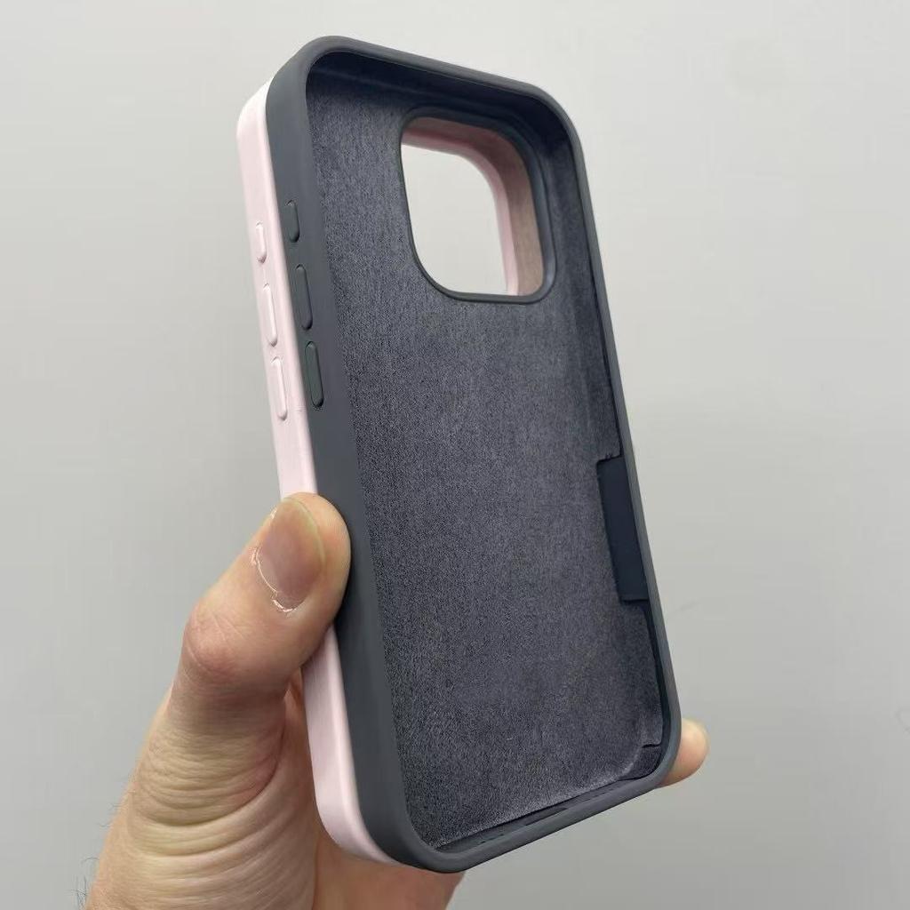 Чехол из настоящего жидкого силикона для iPhone 16 Pro Max 16 16Pro, мягкий противоударный чехол с чувствительной кнопкой управления камерой