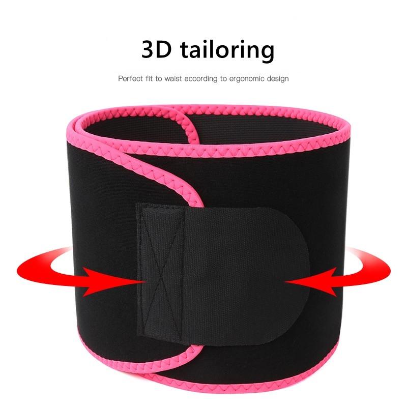 Ollas Adjustable Waist Trainer Belt Sport Gym Trimmer Belt with Utility Features and Back Support Protective Waist Support