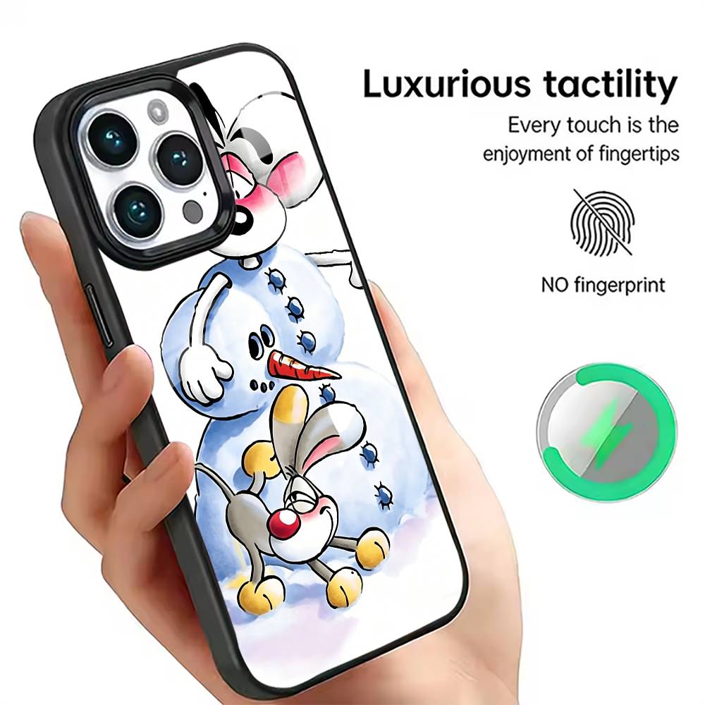 Cartoon D-Diddl Phone Case For iPhone17,16,15,14,13,12,11 Plus,Pro Magnetic with Magsafe Wireless Charging