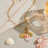 Yori European and American Fashion Stainless Steel Turtle Starfish Removable DIY Pendant Necklace for Women 18k PVD Plated