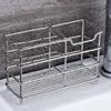Easy to Clean Toothbrush Holder Stainless Steel Shower Table Bracket  Bathroom