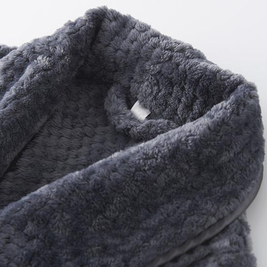 Парная зимняя ночная рубашка из плотного кораллового флиса, теплая, со шнуровкой, регулируемым поясом, отложным воротником и карманами, отличная впитываемость воды, средняя длина, женская домашняя одежда