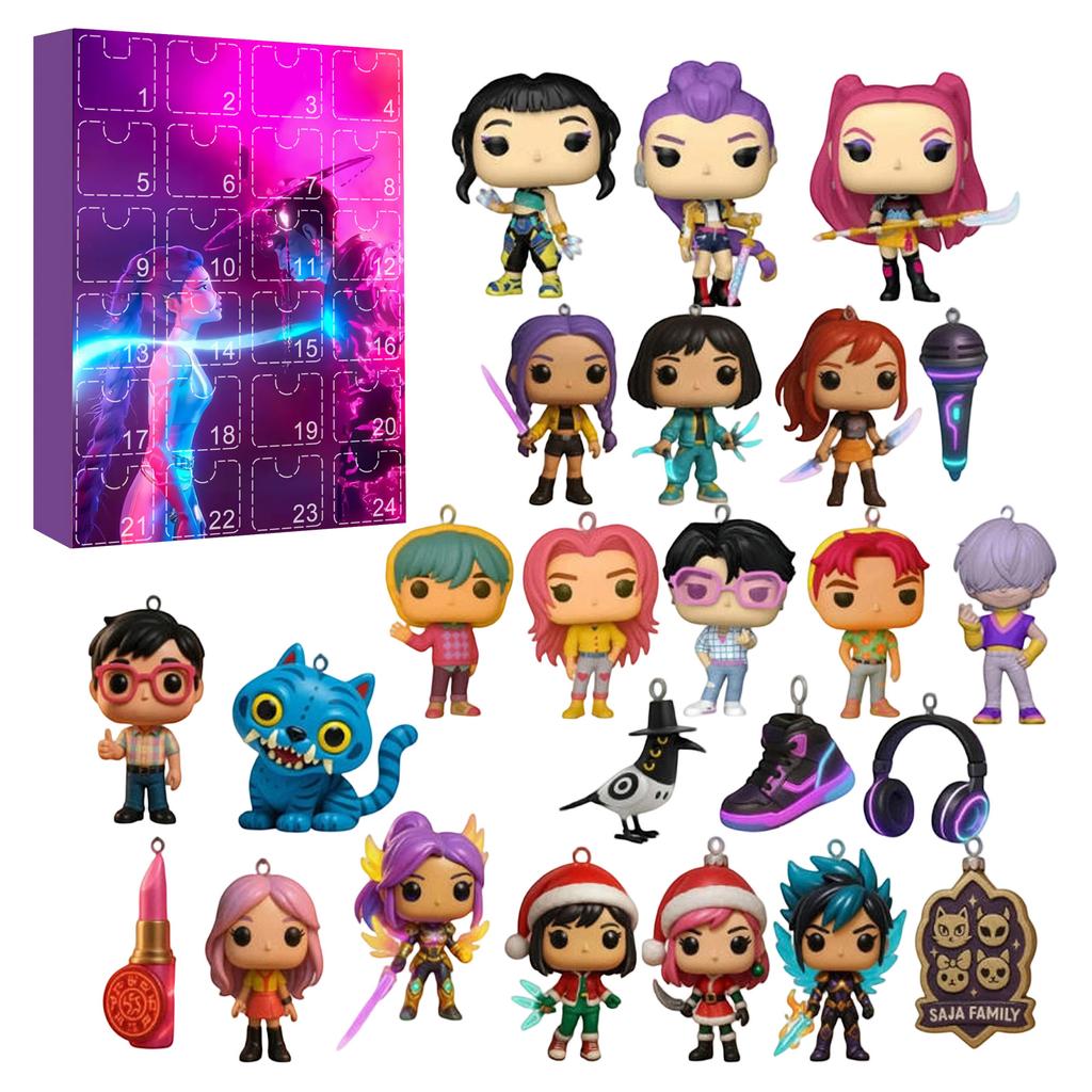 3D Doll Surprise Box, 24 Dolls Waiting For You To Unpack, Christmas Surprise Gift For Friends And Children