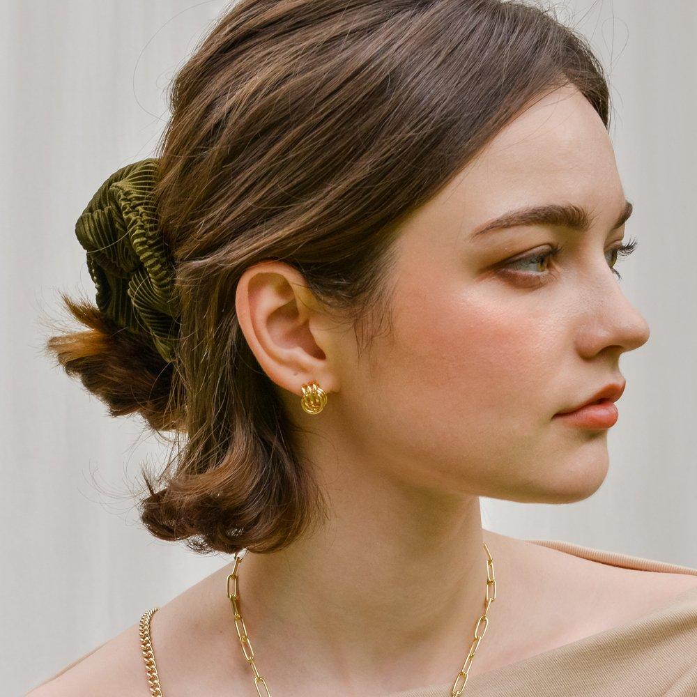 [Worn by Xiumin, Ahn Hee-yeon, and Suzy] Triple Mix Ring Earrings