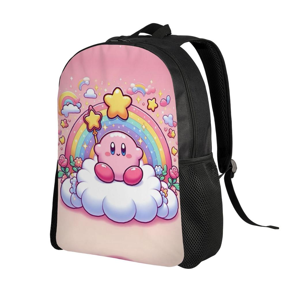 K-Kirbys Рюкзак для ноутбука Мужчины Женщины Модный Сумка для книг для Школы Студентов Колледжа Мультяшные Сумки