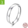 Couple Ring Of Light, Electroplated S925 Sterling Silver Simple Fashion Men'S And Women'S Open Ring Batch Jewelry Bsr649