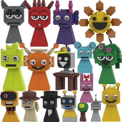 Игрушки-конструкторы Sprunki Incredi Building Block Set Детские развивающие игрушки Sprunki toy Рождественские подарки для детей
