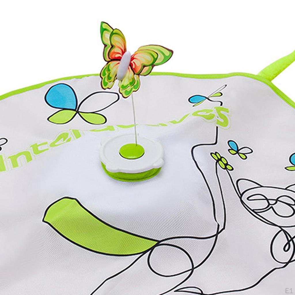Interactive Cat Toy Electric Rotating Feather Toy, Pet Supply Lightweight Fluttering Butterfly