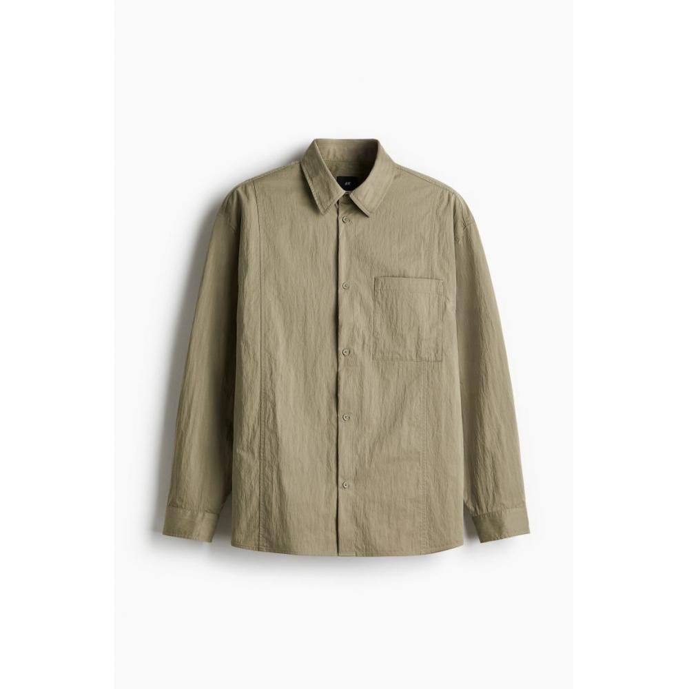H M Loose Fit oversHirt kHaki Green