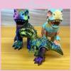 Игрушка динозавр 3D-печать Ти-рекс Детская креативная многоцветная шарнирная фигурка для игры и декора