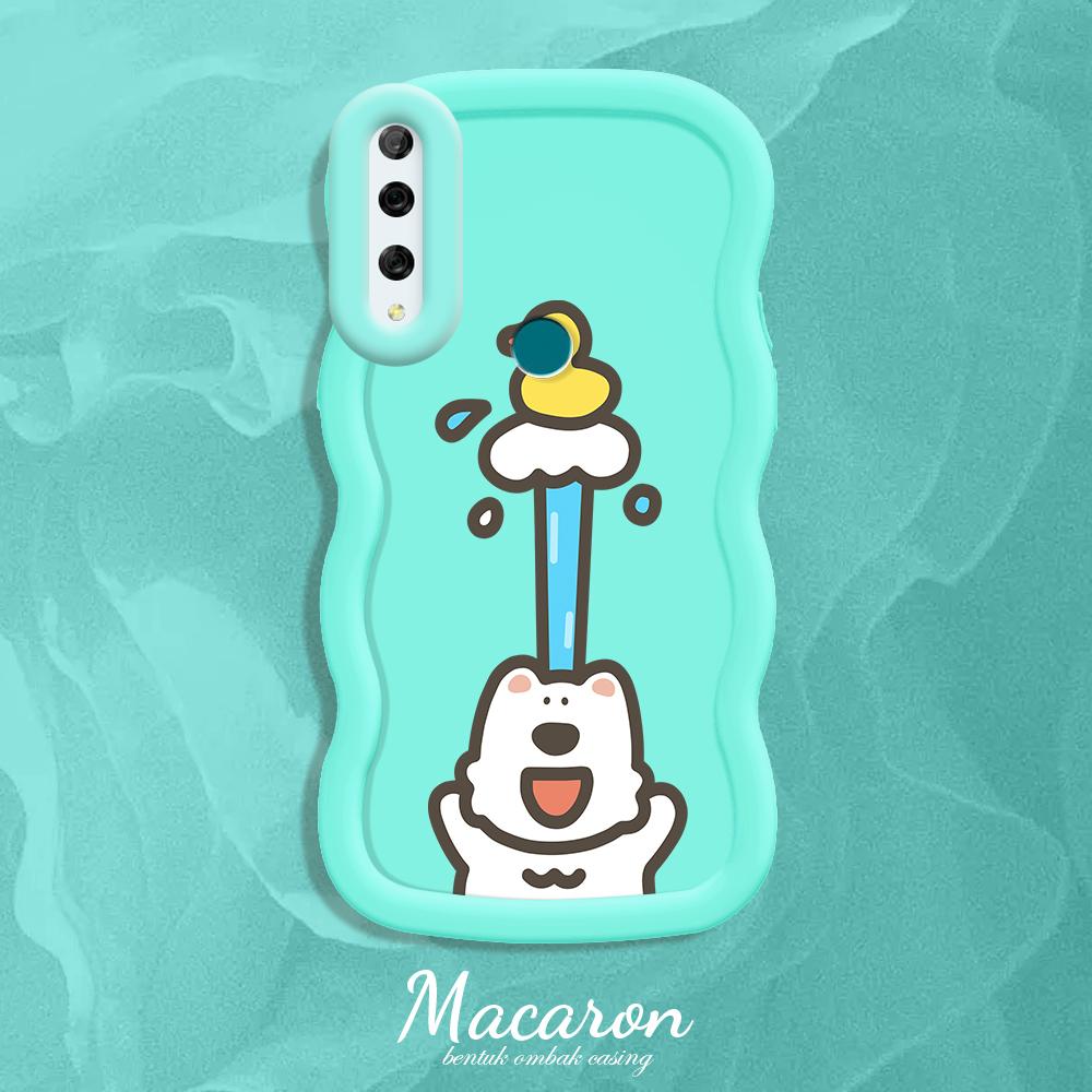 Окрашенный узор Big Wave Edge Мягкий силиконовый материал Macaron чехол для телефона противоударный защитный резиновый чехол для iPhone Huawei Honor Infinix Tecno