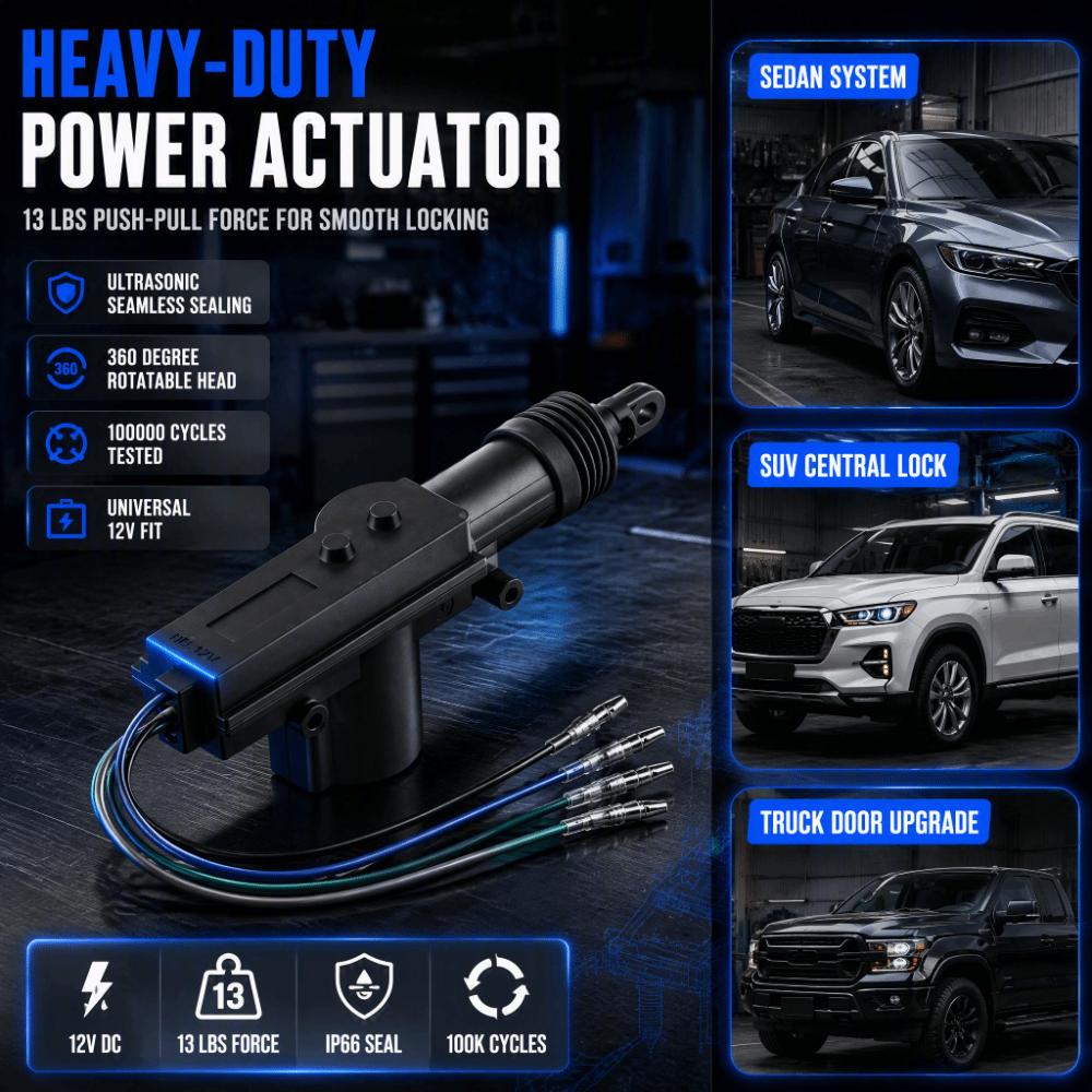 5 Wire Car Door Lock Actuator 12-Volt Central Door Lock Actuator Automotive Replacement