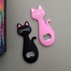 Convenient Magnetic Beer Opener Cats Design Scratch Proof Front 50g Functional Bottle Caps Remover For Indoors Outdoor
