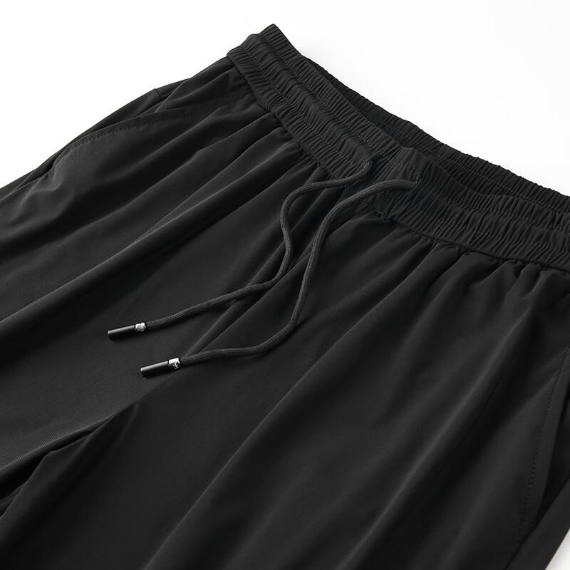 Dibenze Men's Ice Silk Quick Dry Straight Leg Casual Pants