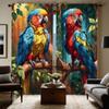 2 шт. HD Digital Color Series Macaw Curtains Home Decorating Style Decorating Living Room Bedroom Rodding Curtains Effect Sty