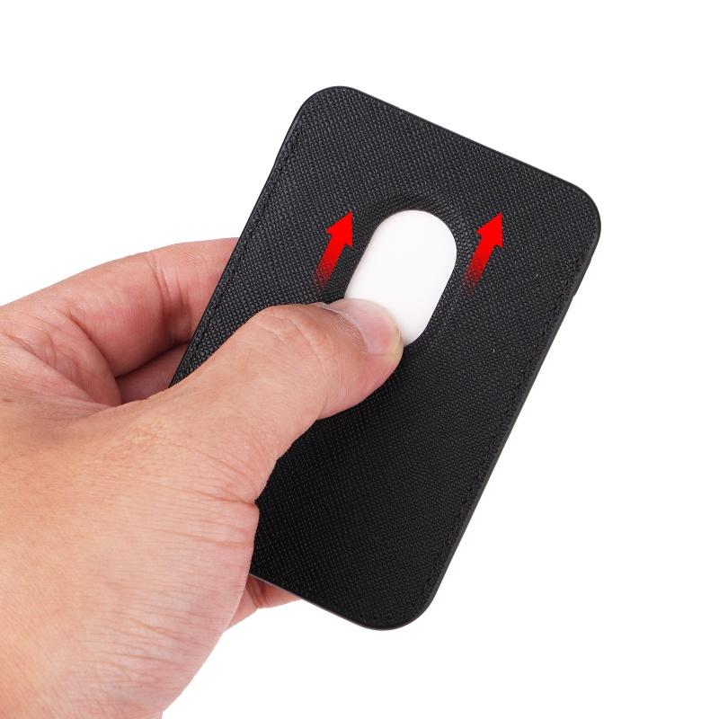 Премиальный Бизнесный Чехол-Кошелек Sle из Углеродного Волокна и Кожи с Сильным Магнитным Держателем для Карт для Magsafe Для IPhone 17 Pro Max Для Samsung Кошелек с Двумя Слотами для Карт