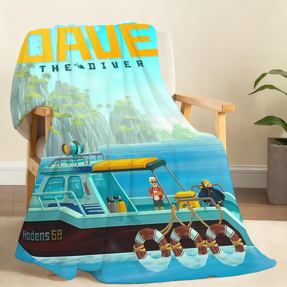 Game DDAVE TTHE DDIVERR Blanket Soft Throw Blanket for Home Bedroom Bed Sofa Picnic Travel Office Rest Cover Blanket Gift