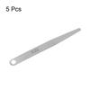 uxcell Gap Gauges, 0.03 Mm Thickness Gauge, 65MN Steel, Metric Distance Measuring Tool, Single Blade, 5 Pieces