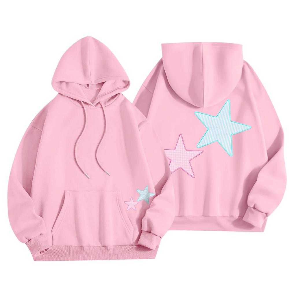 Женская мода, женский легкий пуловер с длинными рукавами и карманами, толстовка с капюшоном в стиле консервативного стиля