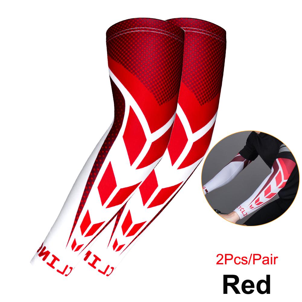 1 пара охлаждающих нарукавников для мужчин и женщин, спортивные рукава с защитой от ультрафиолета для бега, езды на велосипеде, баскетбола, футбола, волейбола