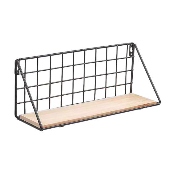 Креативная настенная полка, прочная железная конструкция, прочная несущая настенная корзина, стеллаж для хранения