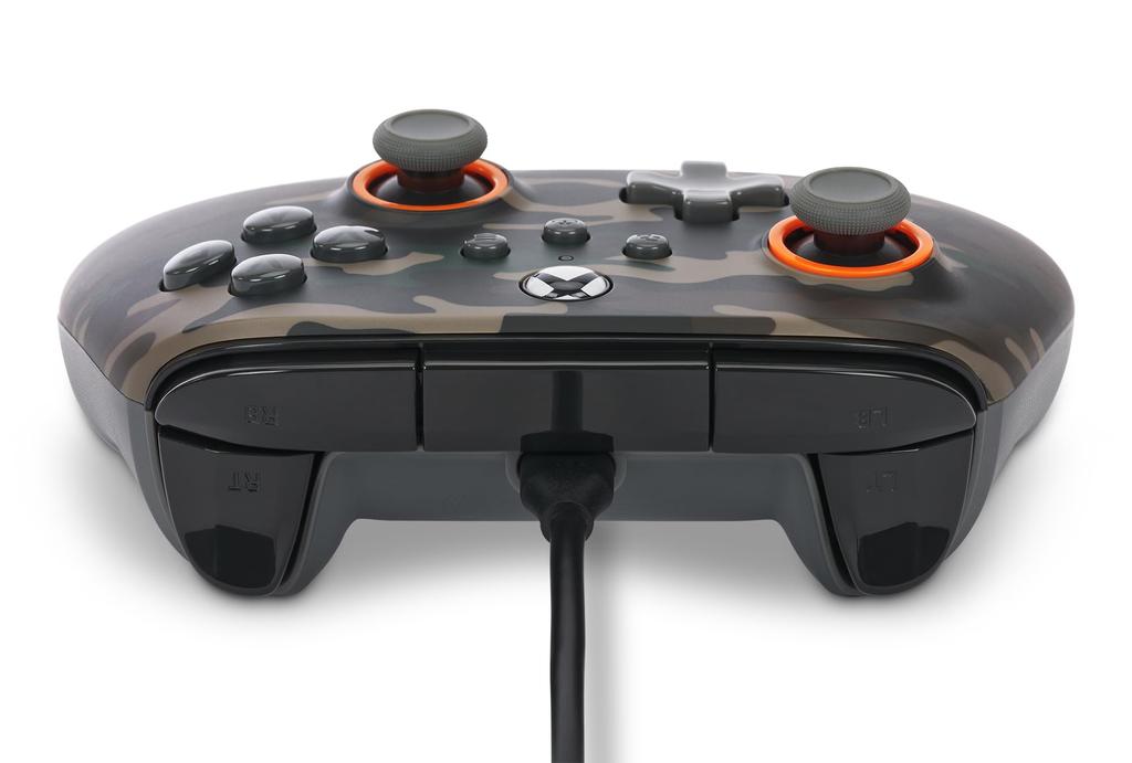 Год PowerA Advantage Проводной контроллер для Xbox Series Woodland Camo Функция двойной вибрации для Xbox Series PC Windows [2 Гарантия] XS - XS 10/11
