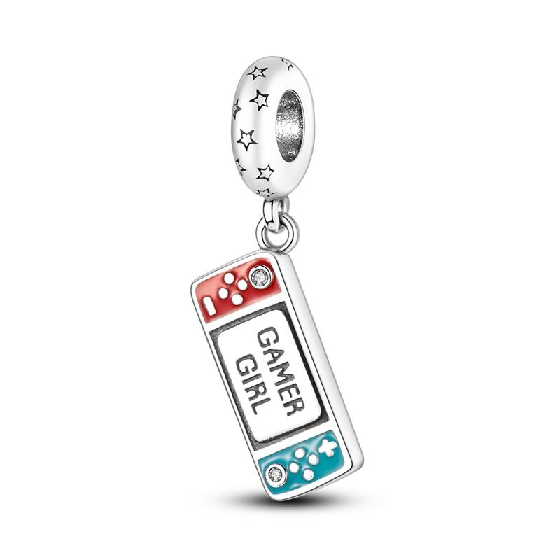 Original Charms Bead Pendent 925 Silver Sparkling Snowflake Penguin Dolphin Charms Fit Bracelet Woman Jewelry Gift