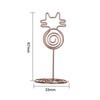 Desktop Decoration Cat Shape Paper Clamp Place Card Photos Clips Table Numbers Holder Clamps Stand
