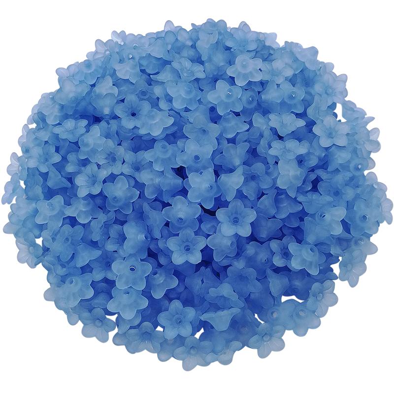 DIY Jewelry Making Fashion Morning Gory Flower Beads Caps Acrylic Multicolor Handmade Accessories Findings