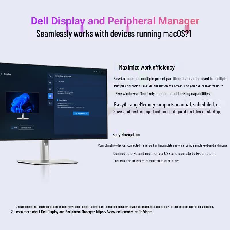 Dell U3225QE 31.5-inch 4K IPS USB-C Monitor CN plug (adapter included)