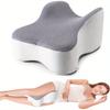 [Long Knee Pillow for Side Sleepers]Large Long Knee Pillow - Fully Supports Thighs for Side Sleepers, Aligns Spine for Side Sleeping Between Legs