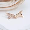 Kinel симметричные серьги-капли со звездами для женщин, модные серьги цвета розового золота