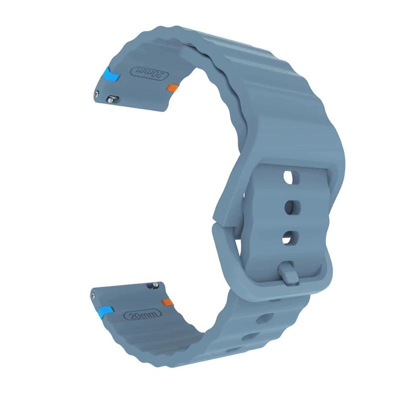 Силиконовый ремешок 22 мм 20 мм для Samsung Galaxy Watch 7 6 5 4 44 мм 40 мм 6 Classic Active 2 Спортивный браслет для Huawei GT Watch Band