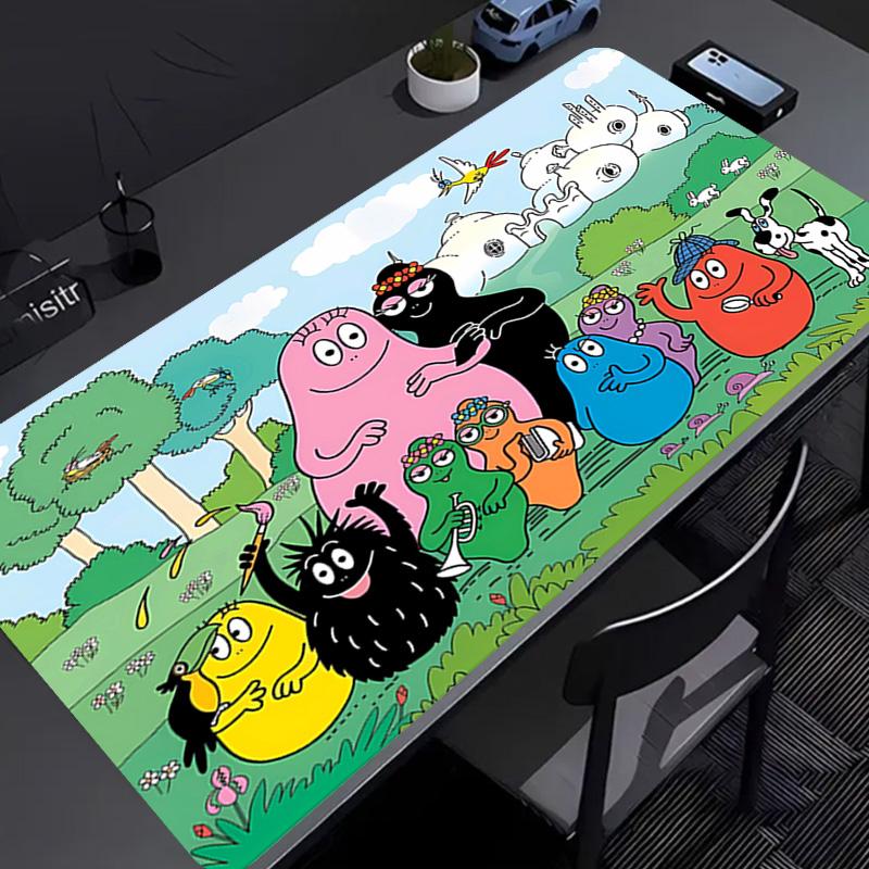 Barbapapa Mouse Pad - Non-Slip Rubber Base, Smooth Surface for Work,Gaming,Office,And Home Use, Desk Mouse Pad
