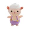 Cute Curly Sheep Keychain Plush Toy Colorful And Soft Backpack Accessory