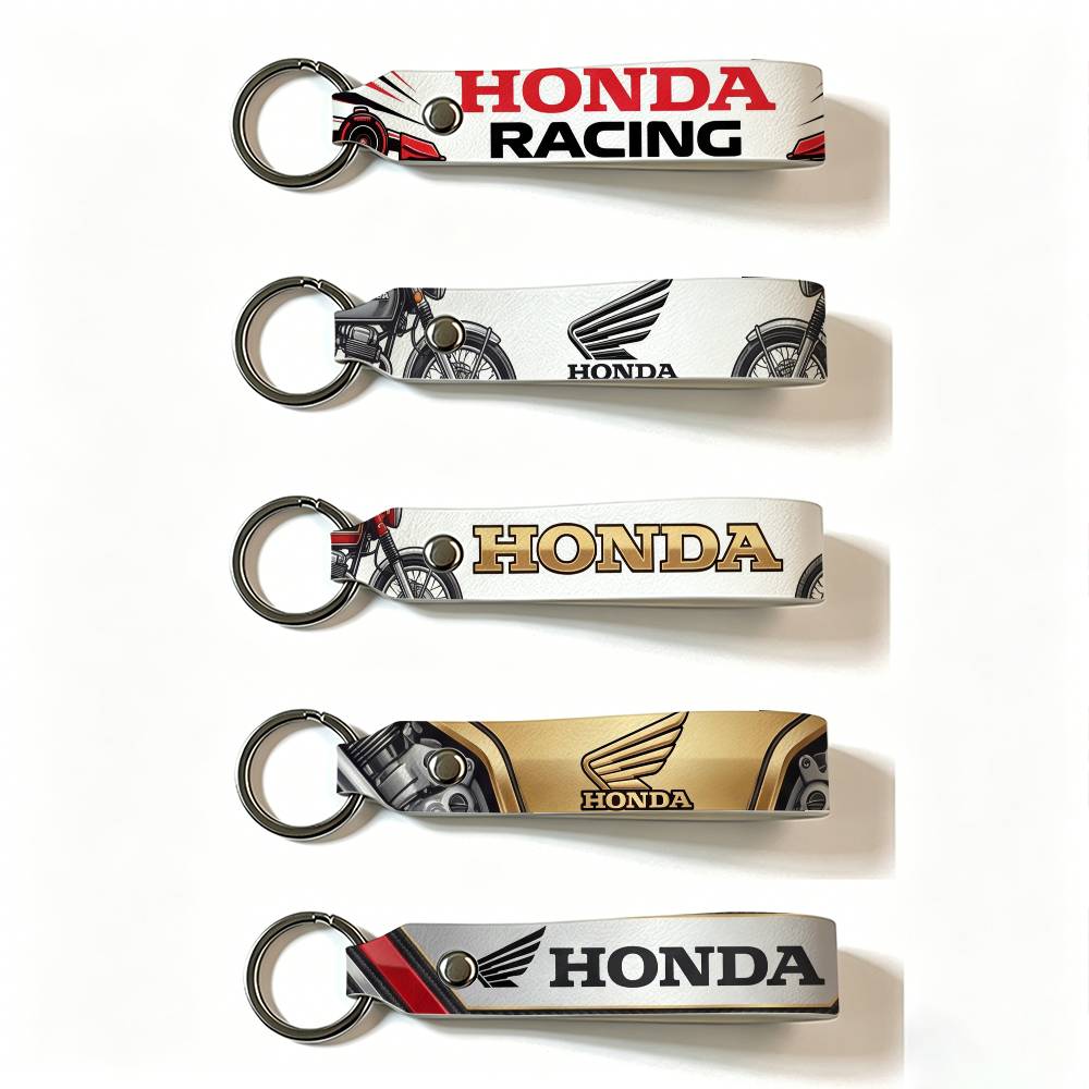 ДЛЯ HONDA RACING RIDE Брелок из ПУ-кожи Минималистичный Держатель для ключей Прочный Органайзер для ключей Аксессуары для сумки с ключами от машины Подарок LK6