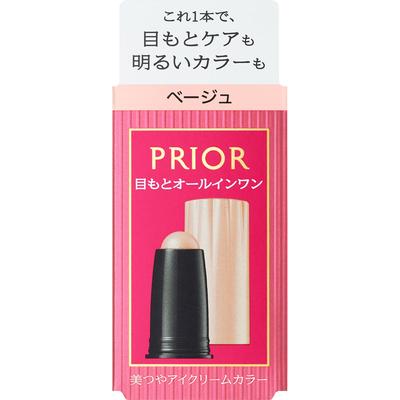 Prior Glossy Eye Cream Color бежевый 3г для области вокруг глаз (тени для век и цвет глаз) Для использования поместите держатель в отдельно продаваемый держатель для PRIO.