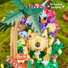 Non-Toxic Flowers Hedgehog Building Blocks Kits Children Creative Insects Mushroom Animal Model Diy Bricks Assembly Puzzle Toys For Kids