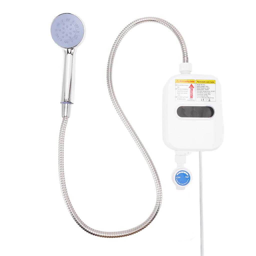 3500 Вт проточный водонагреватель электрический мгновенный с сенсорным экраном HD водонагреватель душевой гарнитур