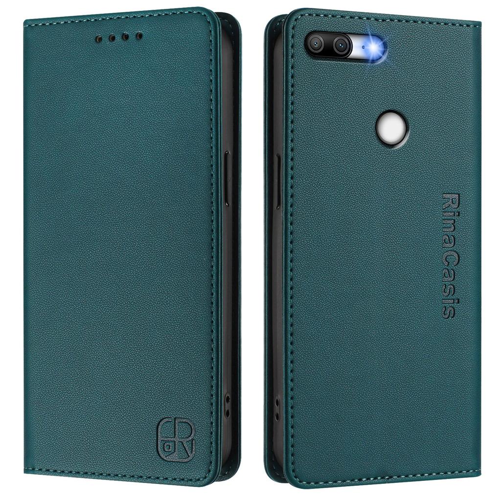 Для Huawei P20,P30,P40,P50,P60,P Smart 2019,Honor 9 Lite,X6,X8,X5b,X9b,X50,X60,... Премиальный чехол-кошелек из искусственной кожи, ударопрочный и с блокировкой RFID