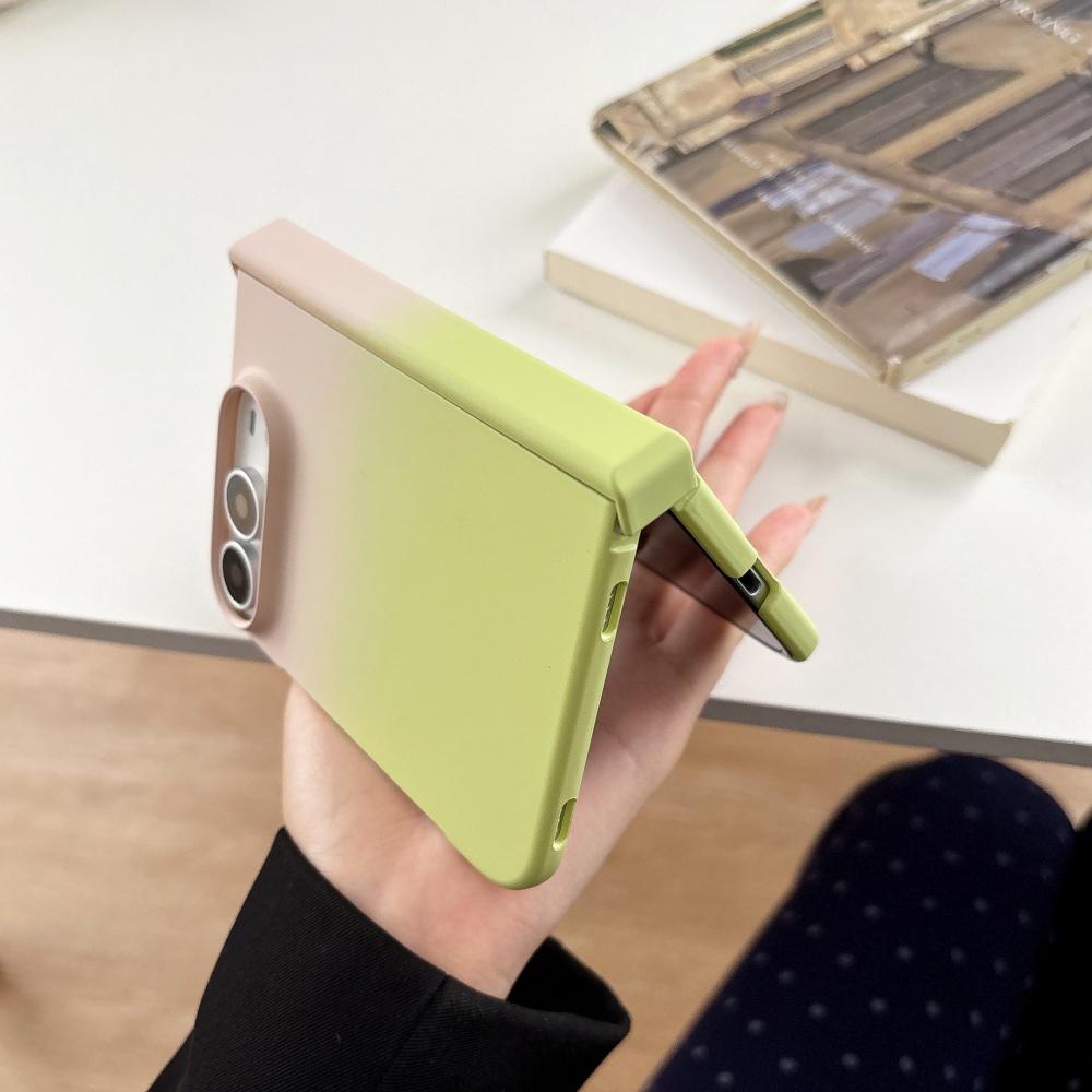 for 18 Ultra Gradient Double Color Matte Case for Ultra 18 fold Frosted Hard PC Shockproof Slim Cover