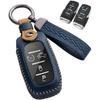 Для Dodge Ram Чехол для брелока Кожаный чехол для автомобильного ключа Защитный брелок Держатель для умного брелока Совместим для -2024 Dodge Ram 1500 2500 3500 4500 5500