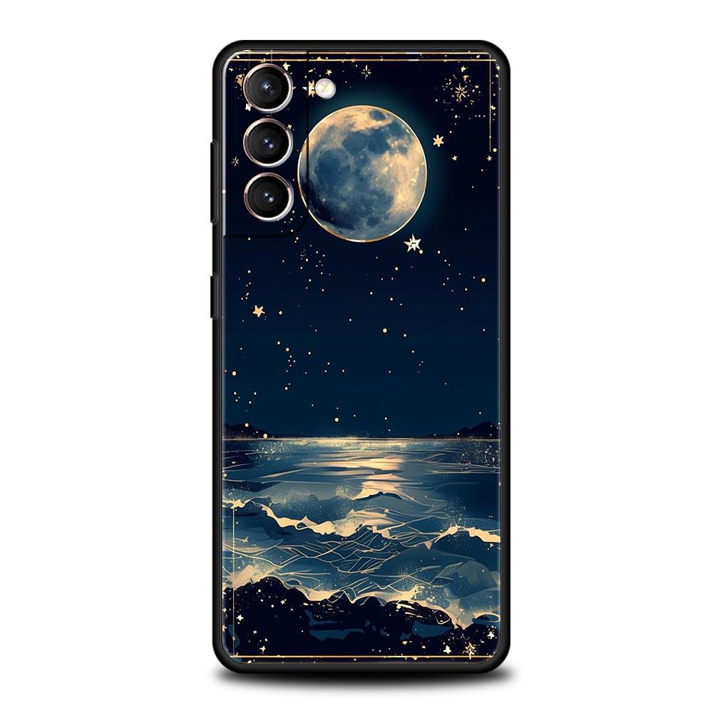 Модный Чехол для Телефона Звездное Небо Звезды для Samsung Galaxy S26 S25 S24 S23 S22 S20 S21 FE Ultra S25 Edge Plus 5G Мягкий ТПУ Чехол Сумки